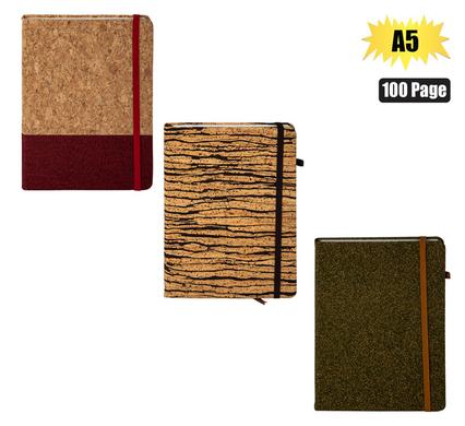 Novelty Notebook Cork Look & Feel 100Pg A5