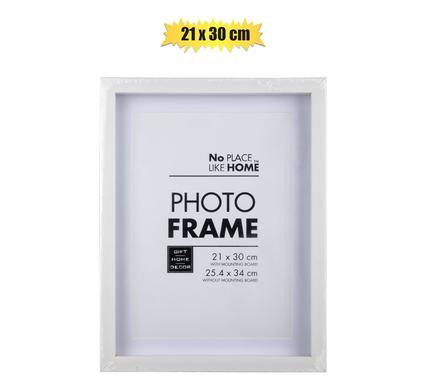No Place Like Home Picture-Frame Pl Shadow Box 21X30cm Whte