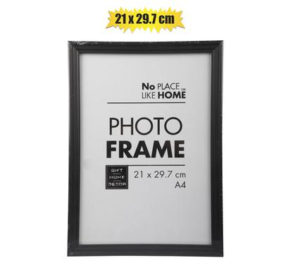 No Place Like Home Picture-Frame Certificate Pl A4 Black