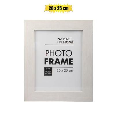 No Place Like Home Picture-Frame Mdf White 20X25cm