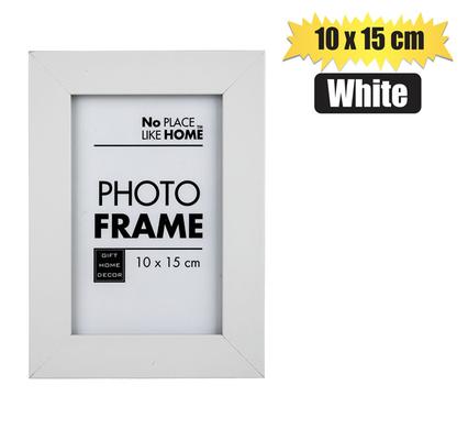 No Place Like Home Picture-Frame Mdf 10X15cm White