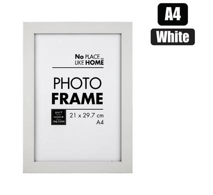 No Place Like Home Picture-Frame Certificate Mdf A4 White