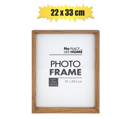 No Place Like Home Picture-Frame Mdf Wood Effect 22X33cm