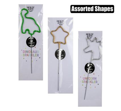 Holly & Ivy Candle Birthday Sparkles Assorted Shapes