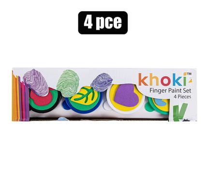 Khoki Art+Craft Paint Set Finger Paint 4Pce