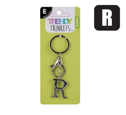 Trendy Trinkets Keychain Alpha Metal R