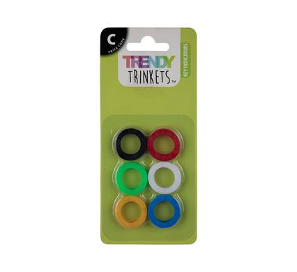 Trendy Trinkets Keychain Key Indicators 6 Piece