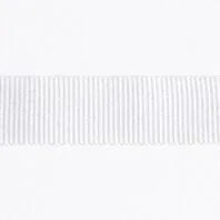 Petersham Ribbon Roll White