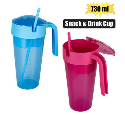 Popcorn Jug Snack & Drink Cup 730ml