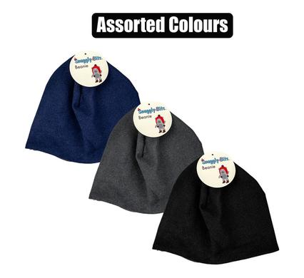 Snuggly Bits Beanie Adult Fleece Assorted Colours