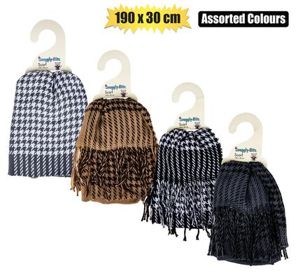 Snuggly Bits Scarf Adult 190X30cm Assorted Designs