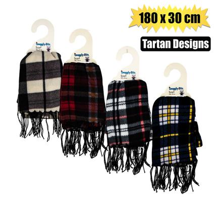 Snuggly Bits Scarf Adult 180X30cm Assorted Designs