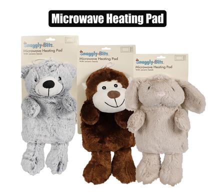 Snuggly Bits Microwave Heating Pad Monkey/Bear/Bunny