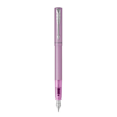 Parker Vector XL Fountain Pen Medium Nib Blue Ink - Lilac
