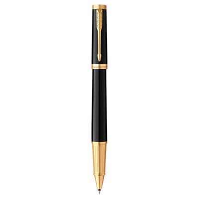 Parker Ingenuity Rollerball Pen Fine Nib Black Ink - Black Gold Trim