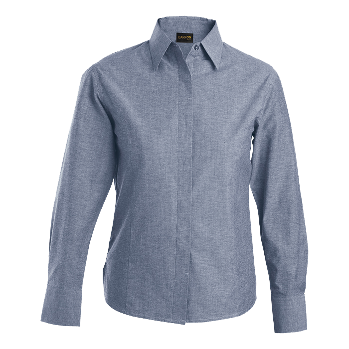 Oxford Blouse Long Sleeve Ladies | Apparel | Corporate clothing | Gift Wrap Shop