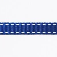 Saddle Stitch Ribbon Roll Royal & White