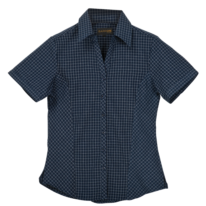 Pioneer Check Blouse Short Sleeve Ladies | Apparel | Corporate clothing | Gift Wrap Shop