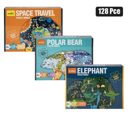 Jigsaw Puzzle Animal Shaped 128 Piece