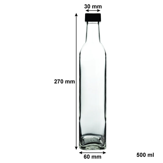 Consol Square Oil/Vinegar Bottle