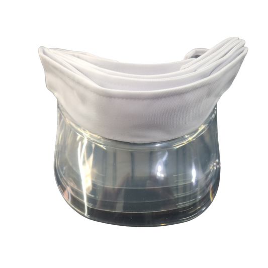 Multi-Layer Stackable Sun Visor Cap with Transparent Smoke Shield