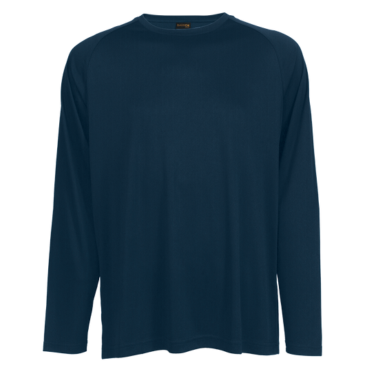 135g Long Sleeve Polyester T-Shirt (TSL135B) | Barron Clothing