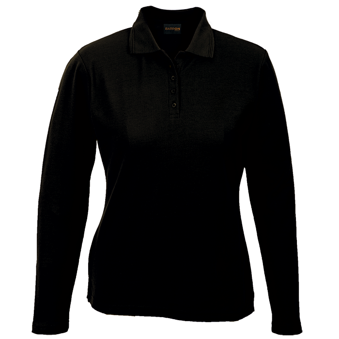 175g Pique Knit Long Sleeve Golfer Ladies | Custom Branded & Personalised Corporate Clothing | Just Brand
