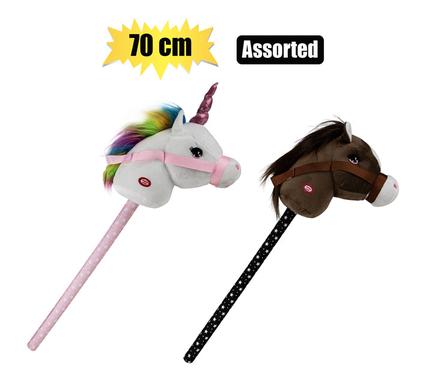 Besties Plush Riding Stick 70cm Assorted