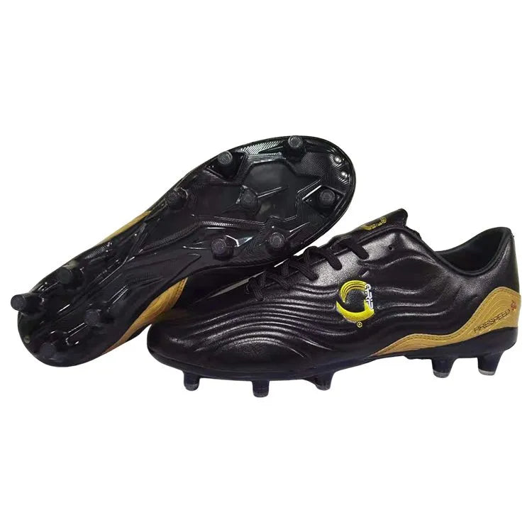 Grip Fire Speed Soccer Boots | Size 9 ONLY | Black / Gold