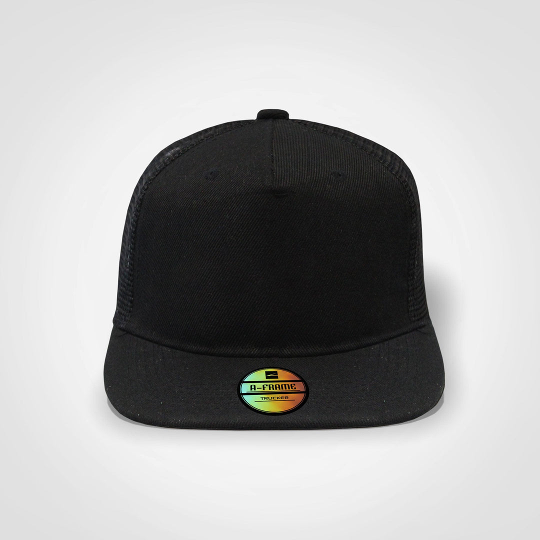 A Frame Trucker Cap-Trucker Caps-Just Brand