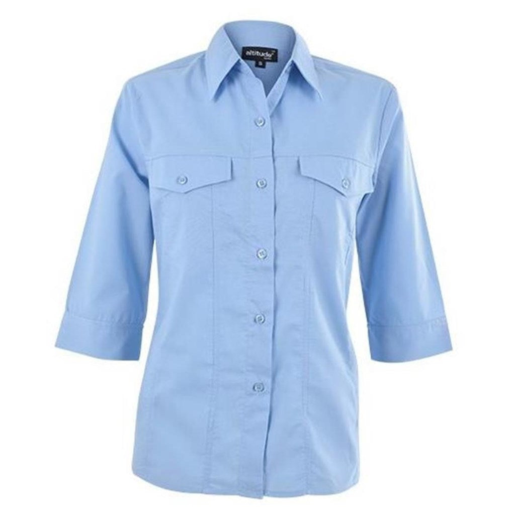 Sally Casual Blouse - Sky Blue | Lounge Shirts | Corporate clothing | Gift Wrap Shop