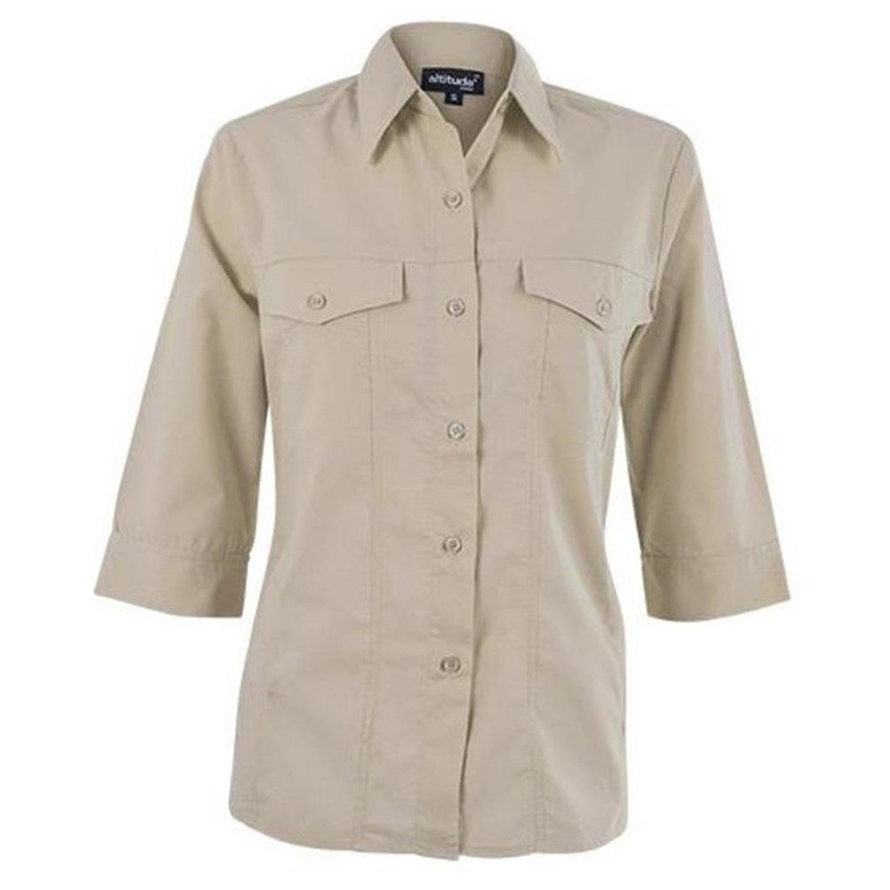 Sally Casual Blouse - Stone | Lounge Shirts | Corporate clothing | Gift Wrap Shop