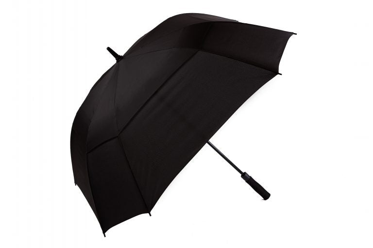 Auto Open Square Fibreglass Frame Pongee Rubberised Handle