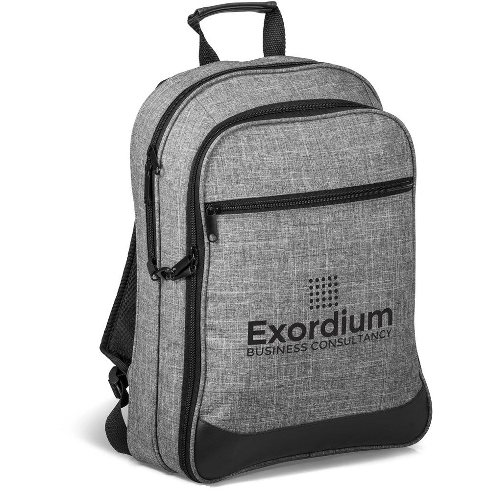 Capital Anti-Theft Laptop Backpack-Laptop Backpacks-Personalised Backpacks South Africa-Just Brand