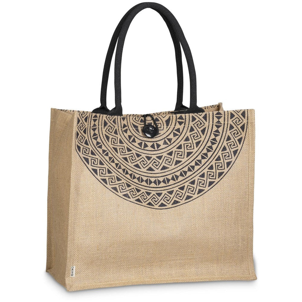 Okiyo Kashira Jute Tote-Eco-Friendly Bags | Custom-branded & Personalised Bags | Giftwrap Shop