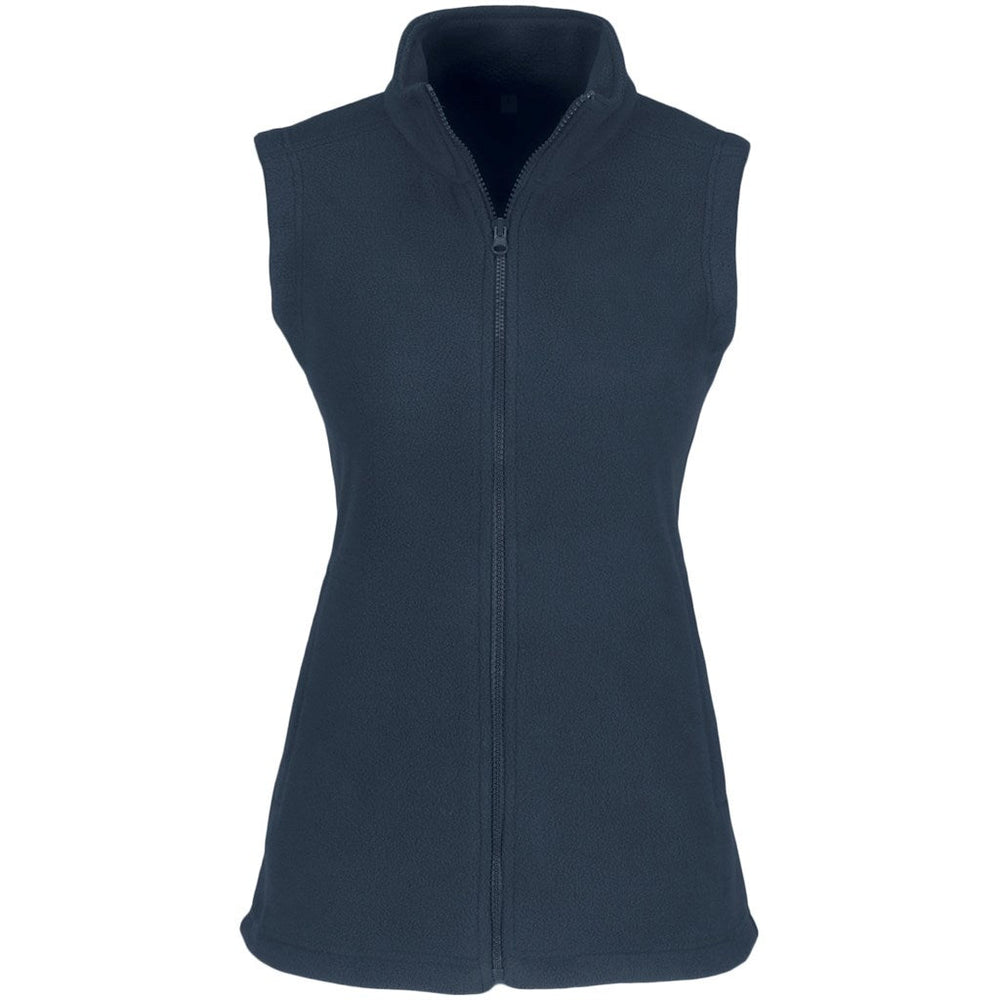 Ladies Yukon Micro Fleece Bodywarmer - Navy | Bodywarmers | Custom-branded Corporate Clothing | Gift Wrap Shop