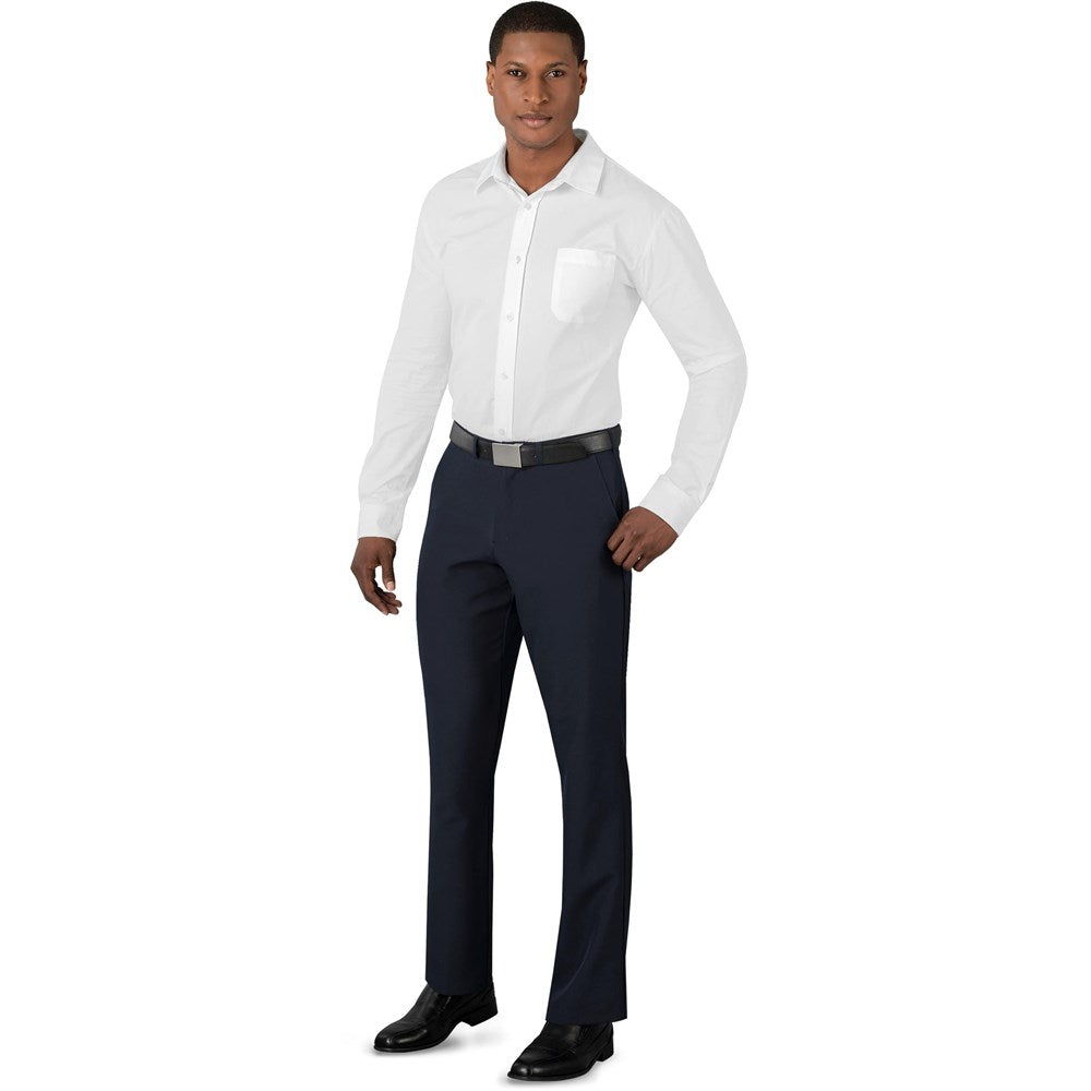 Mens Cambridge Flat Front Pants - Navy-Pants Skirts And Belts | Corporate Clothing | Gift Wrap Shop