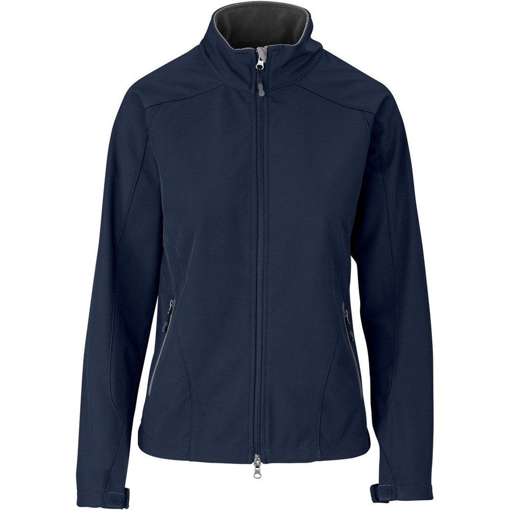 Ladies Geneva Softshell Jacket - Navy | Jackets | Custom-branded corporate clothing | Gift Wrap Shop