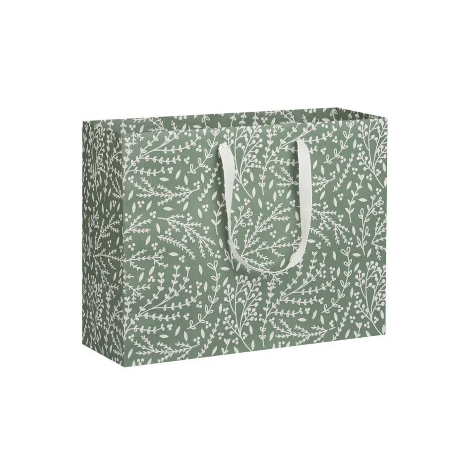 Sage Botanical Carrier Bag