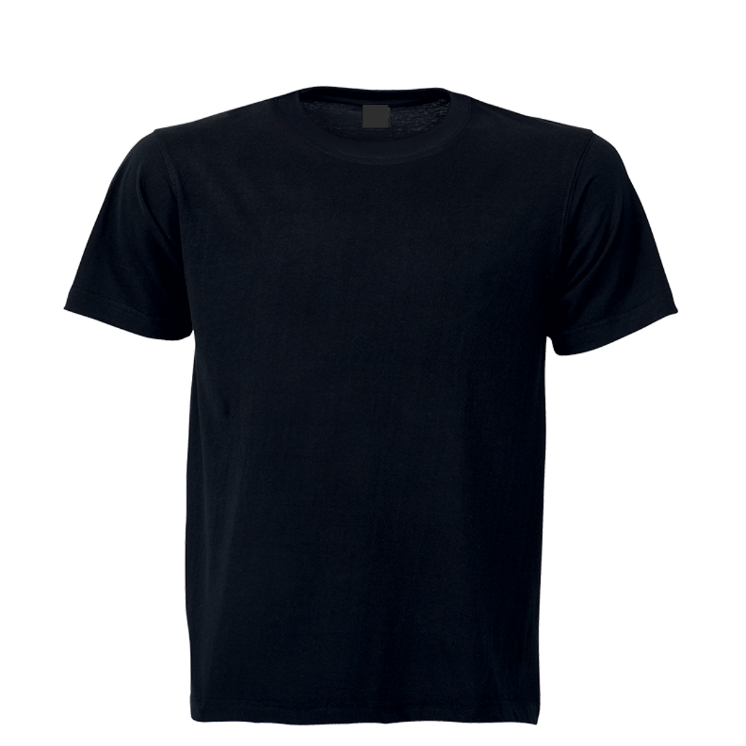 Black 165g Budget T-Shirts