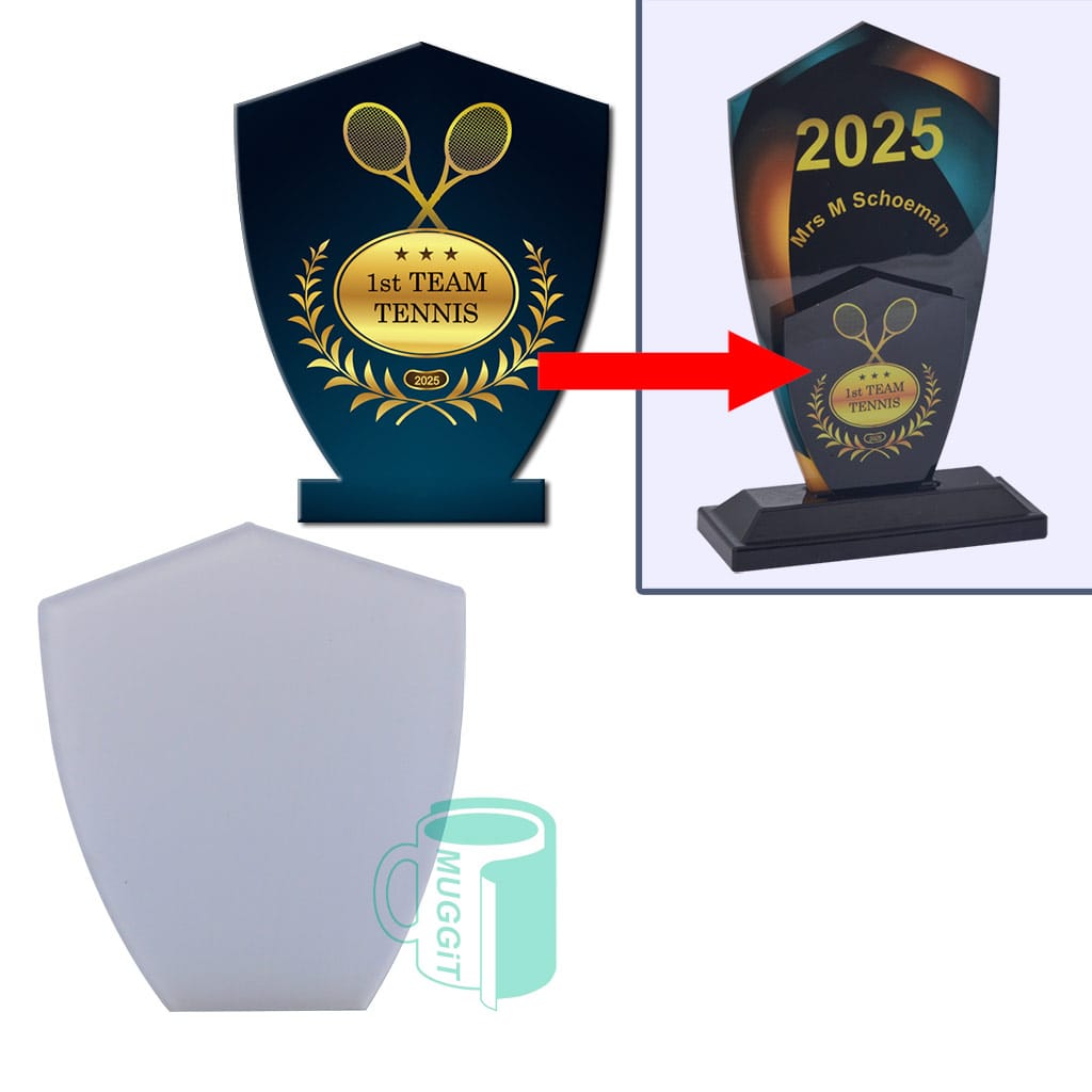 DIY Trophy Insert - Shield Small - product view 1