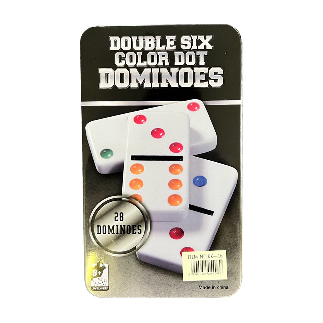 Double Six Color Dot Dominoes