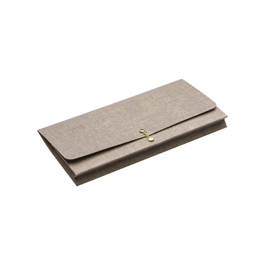 Voucher Wallet with Gold Stud