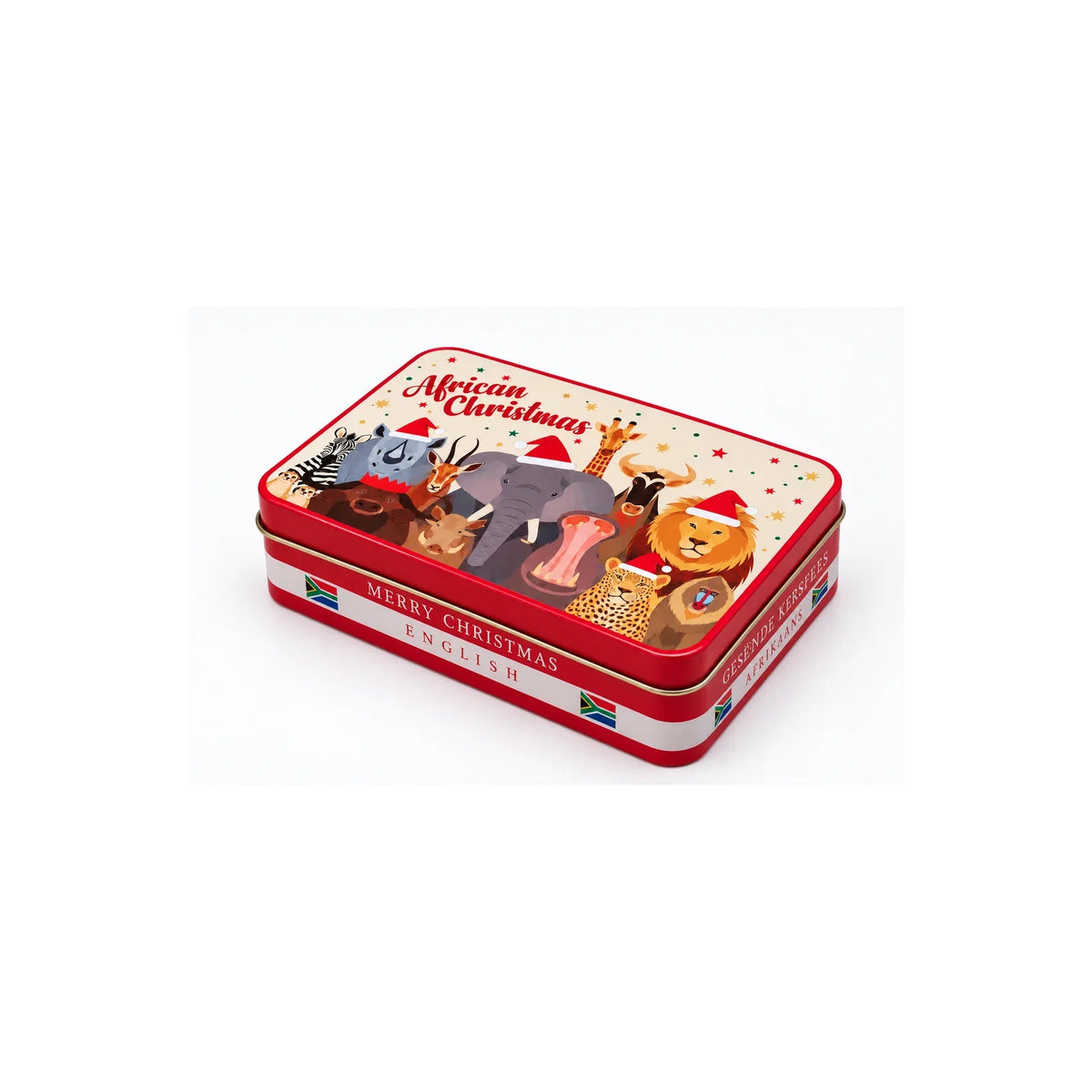 African Animal Christmas Tin