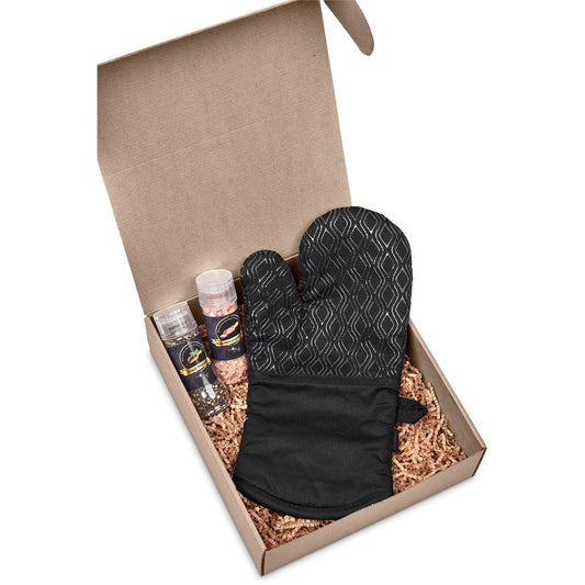 Caseros Gourmet Gift Set - Black-Braai Ideas-Custom-brsndrd Gifts-Giftwrap Shop
