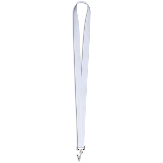 Crocodile Clip Double-Sided Sublimation Petersham Lanyard