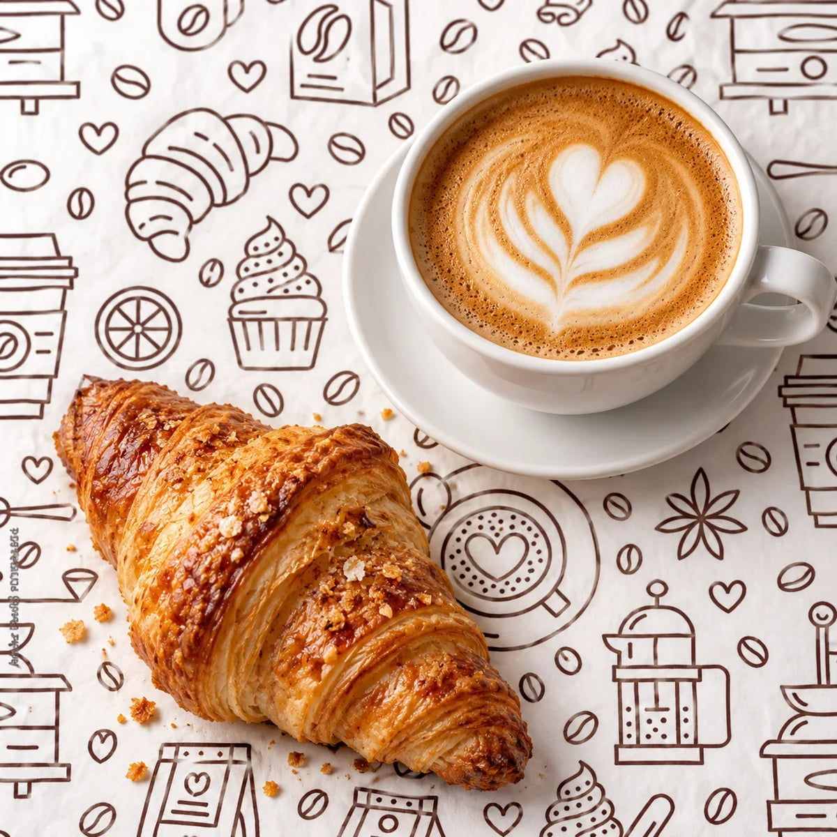 Printed Greaseproof Paper Sheets