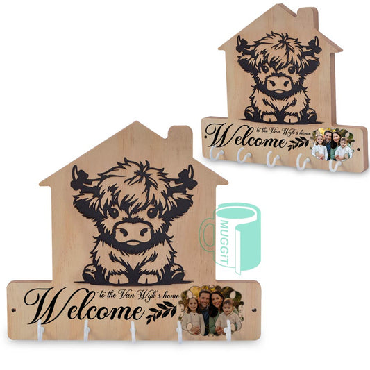 Highland Cow Keyrack - product view 2