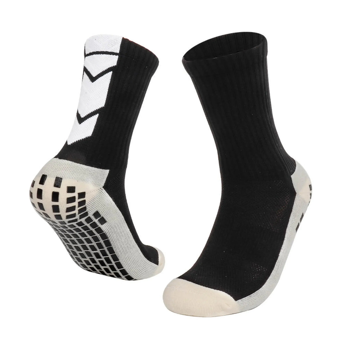 Grip Star Anti Slip Soccer Socks | Multi Color | Black