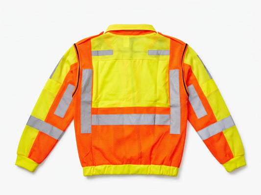 High-Visibility Reversible Safety Jacket